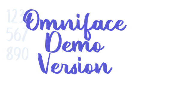 Omniface Demo Version font free