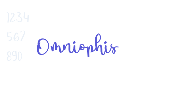 Omniophis font free