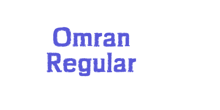 Omran Regular Font Download