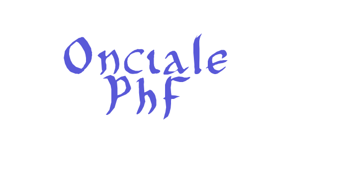 Onciale PhF Font Download