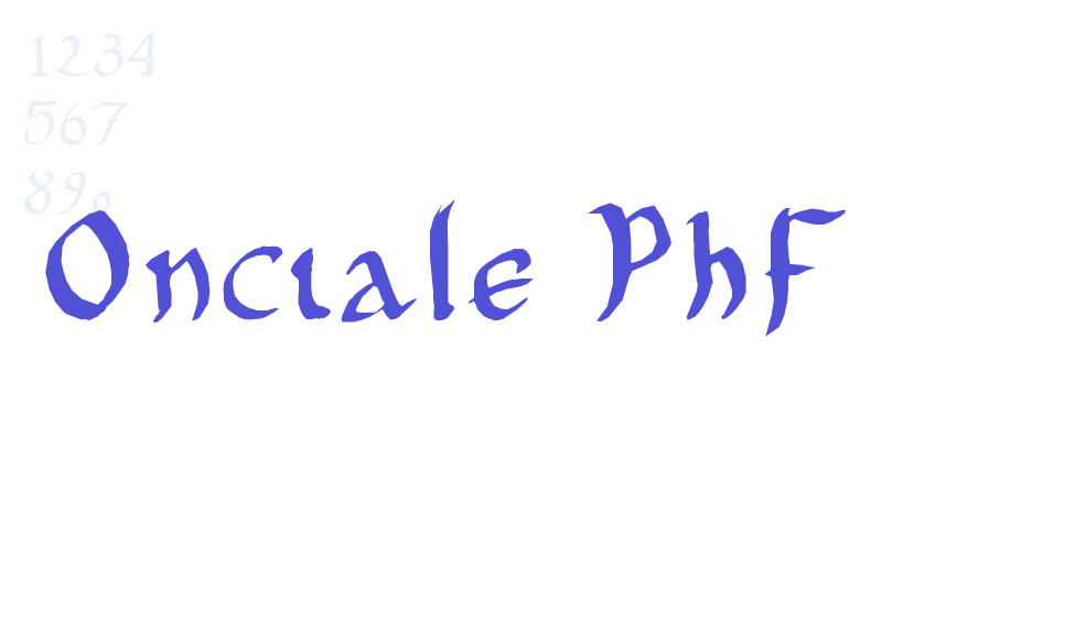 Onciale PhF-font-download