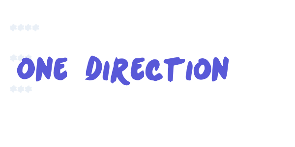 One Direction font free