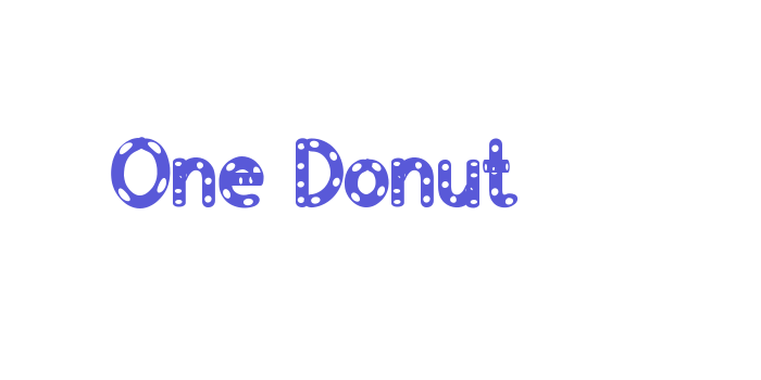 One Donut Font Download