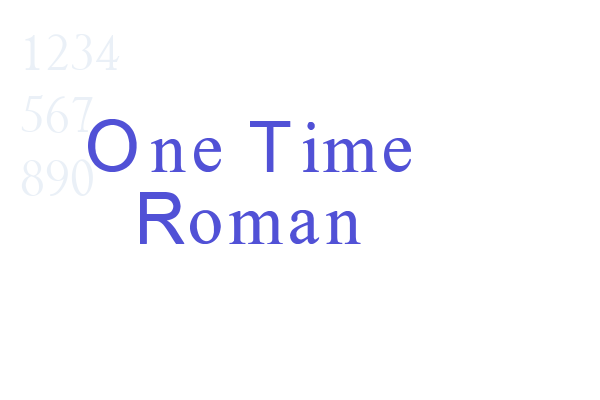 One Time Roman