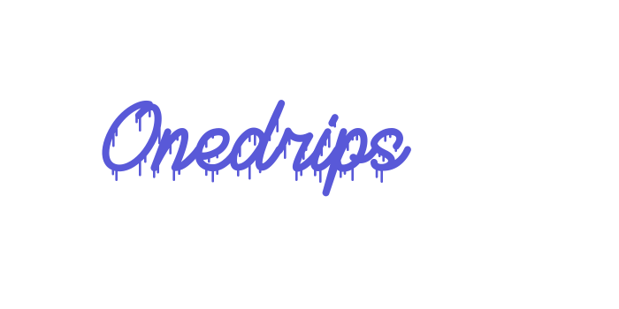 Onedrips Font Download