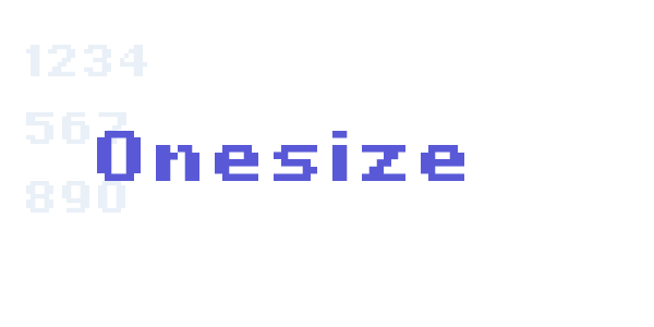 Onesize font free