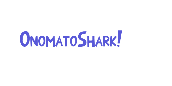 OnomatoShark! Font Download