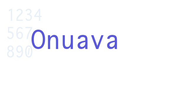 Onuava font free