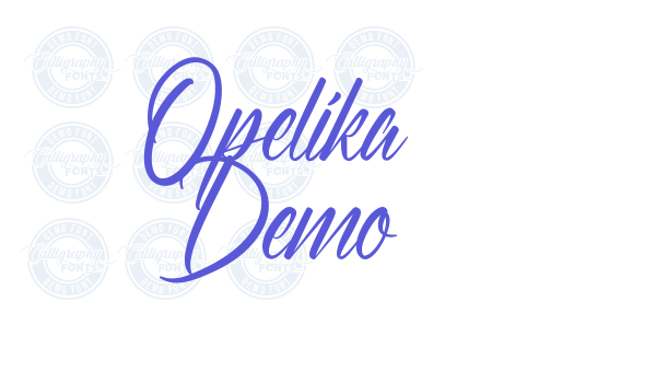 Opelika Demo Font