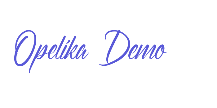 Opelika Demo Font