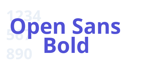 Open Sans Bold-font-download