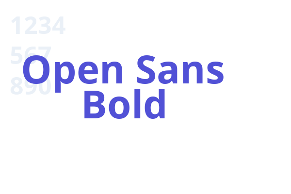 Open Sans Bold