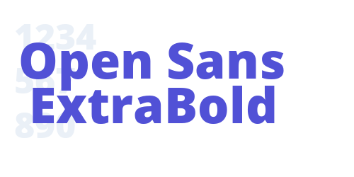 Open Sans ExtraBold-font-download