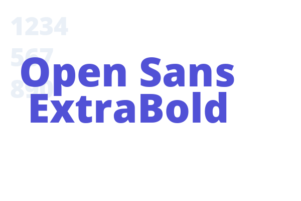 Open Sans ExtraBold