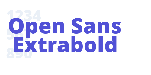 Open Sans Extrabold-font-download
