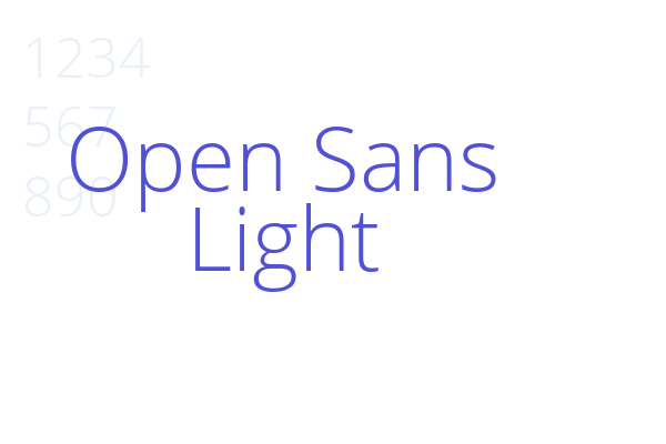 Open Sans Light