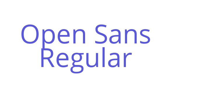 Open Sans Regular Font Download