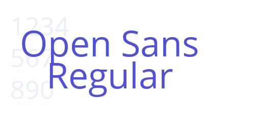 Open Sans Regular-font-download