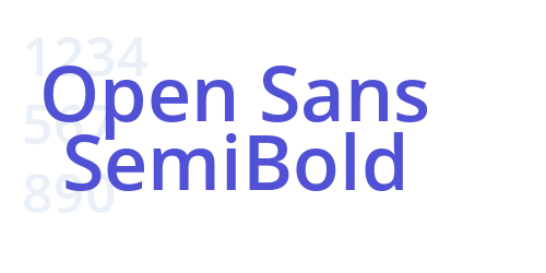 Open Sans SemiBold-font-download