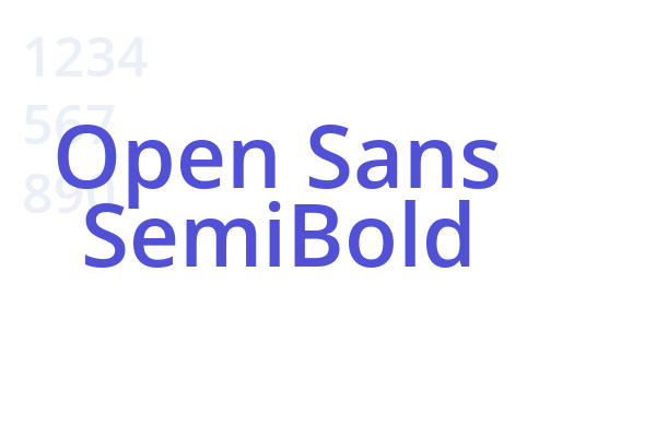 Open Sans SemiBold