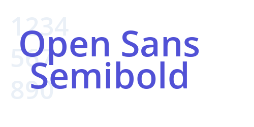 Open Sans Semibold-font-download