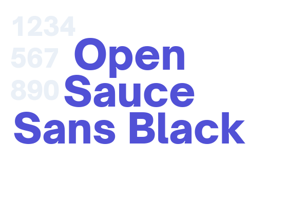 Open Sauce Sans Black