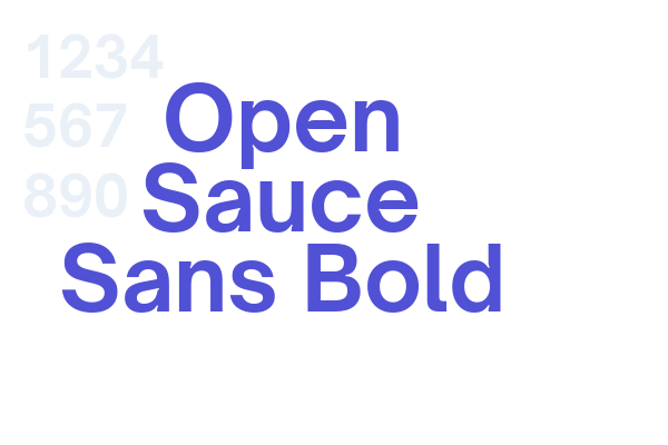 Open Sauce Sans Bold