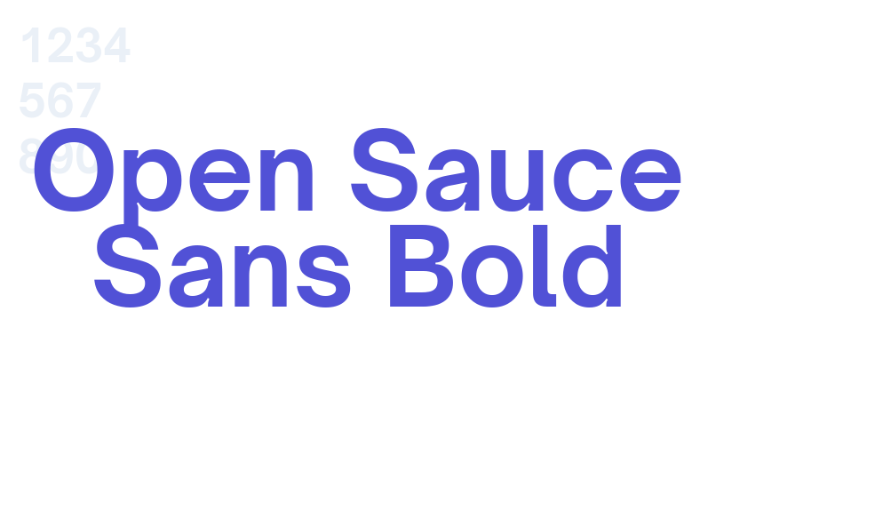 Open Sauce Sans Bold-font-download