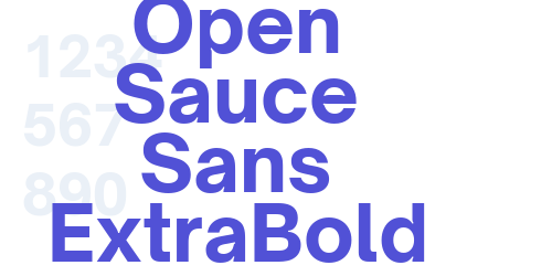 Open Sauce Sans ExtraBold