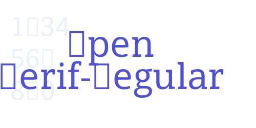 Open Serif-Regular-font-download