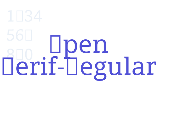 Open Serif-Regular