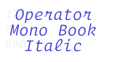 Operator Mono Book Italic-font-download