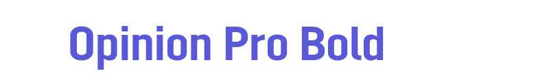 Opinion Pro Bold