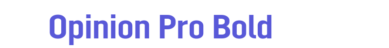 Opinion Pro Bold