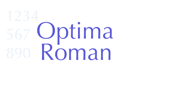 Optima Roman font free