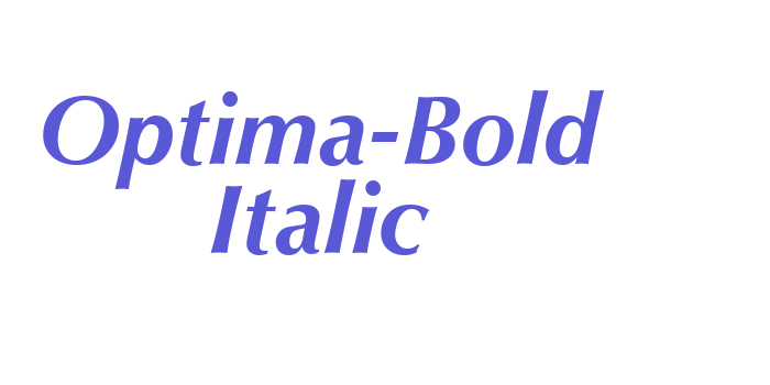 Optima-Bold Italic Font Download