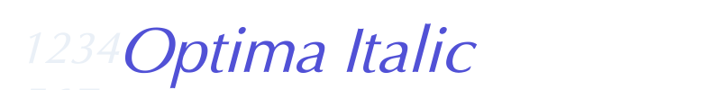 Optima Italic-font