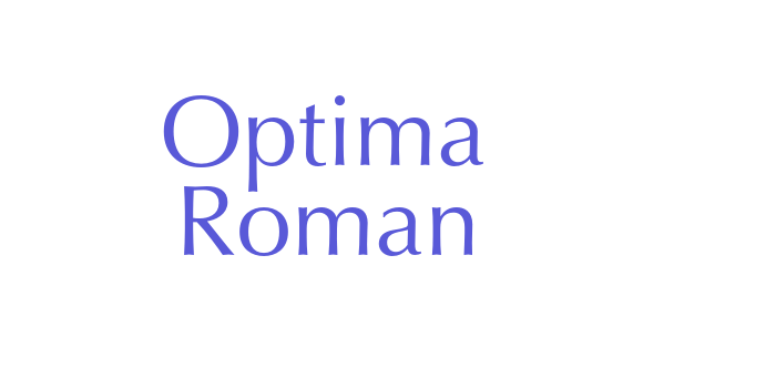 Optima Roman Font Download