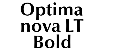 Optima nova LT Bold