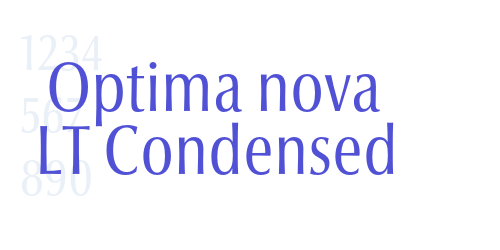 Optima nova LT Condensed-font-download
