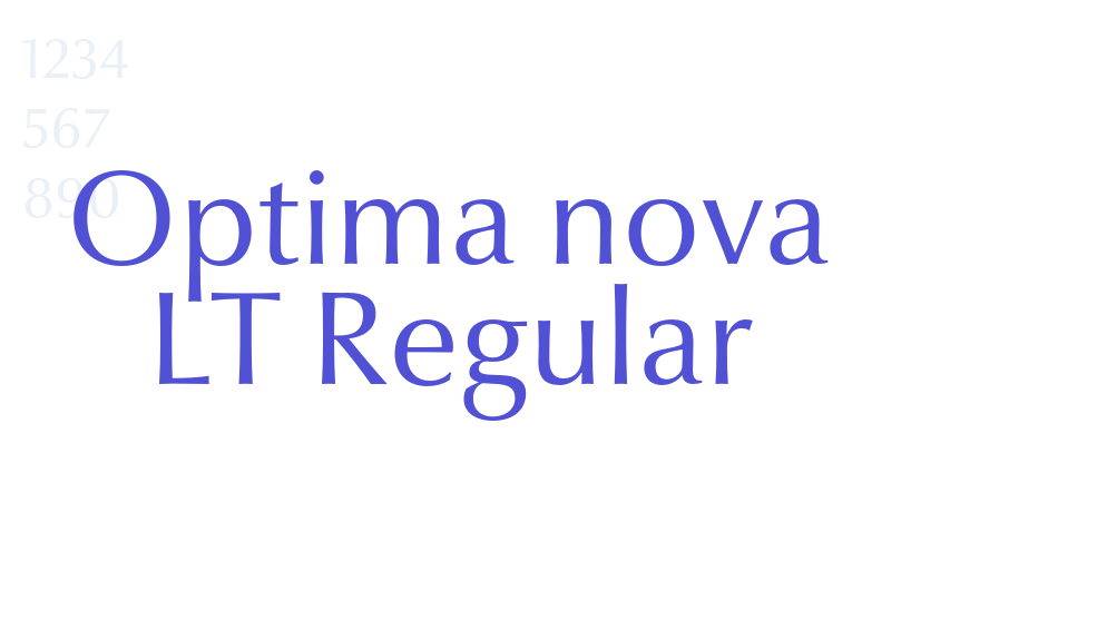 Optima nova LT Regular-font-download