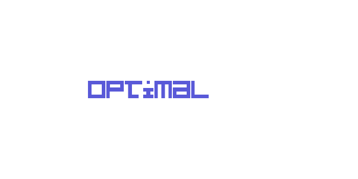 Optimal Font