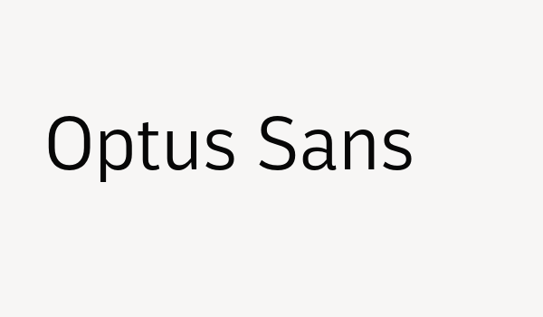 Optus Sans Font