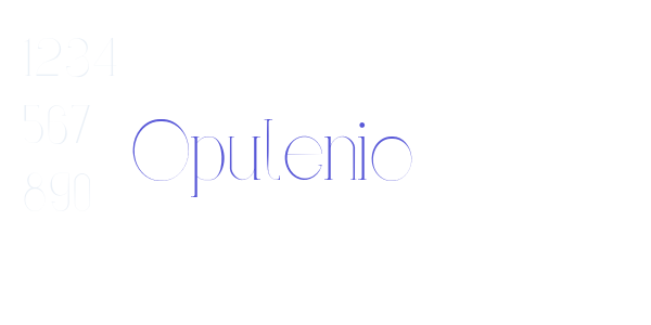 Opulenio font free