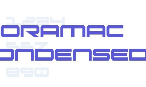 Oramac Condensed Font Download