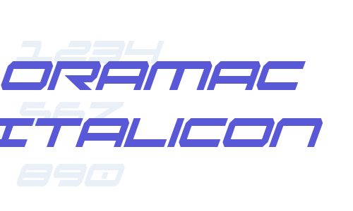 Oramac ItaliCon Font Download