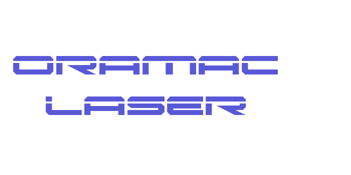 Oramac Laser Font Download