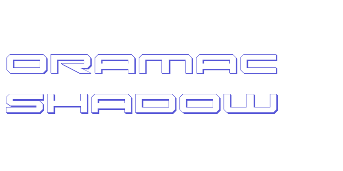 Oramac Shadow Font Download