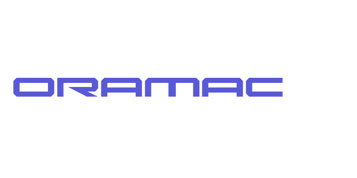 Oramac Font Download