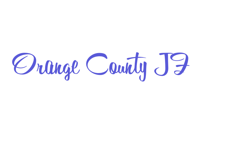 Orange County JF Font